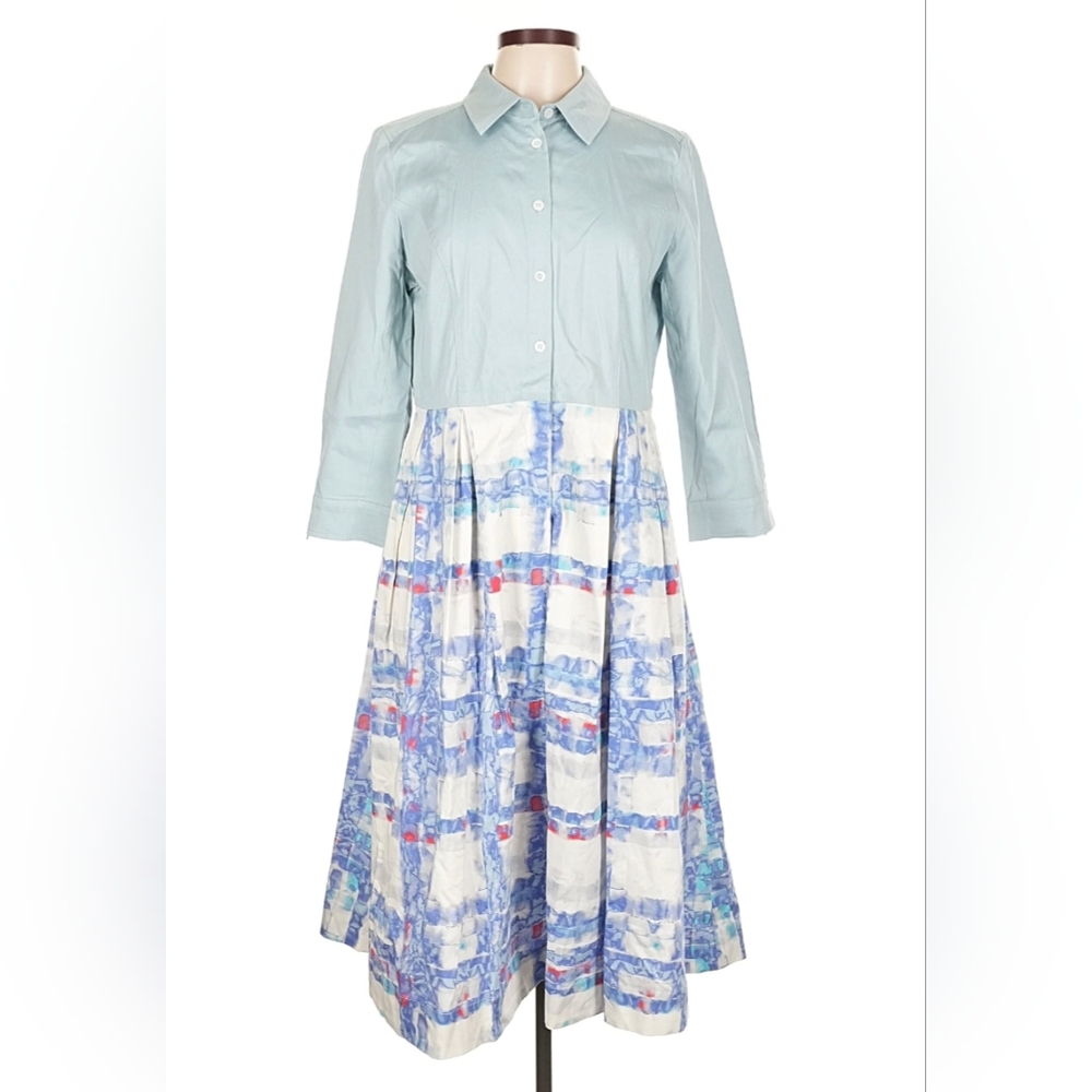 Carlisle Collection Patterned Midi Dress NWT